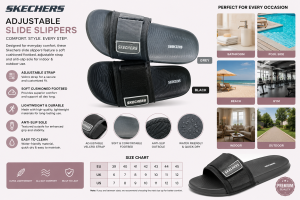 Skechers adjustable slide sandals ad
